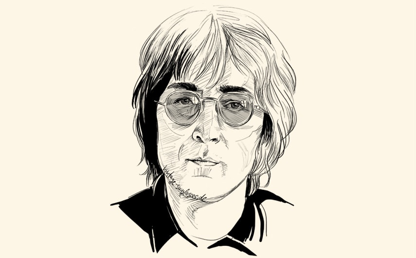 John Lennon was well known for his round glasses