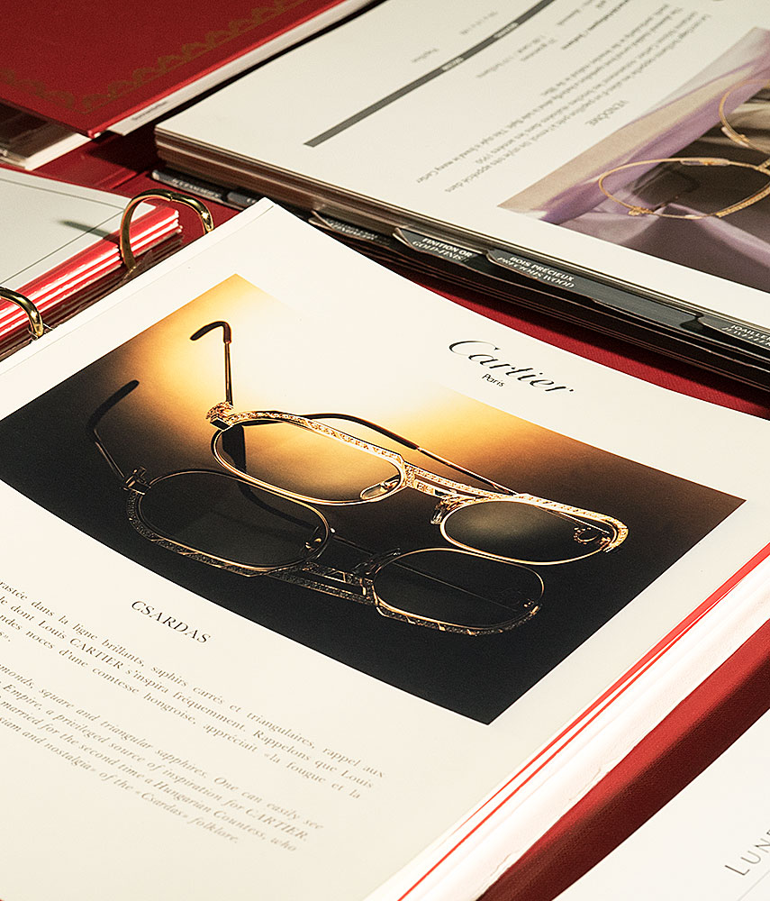 Cartier Must Louis Laque Bordeaux Vintage Sunglasses