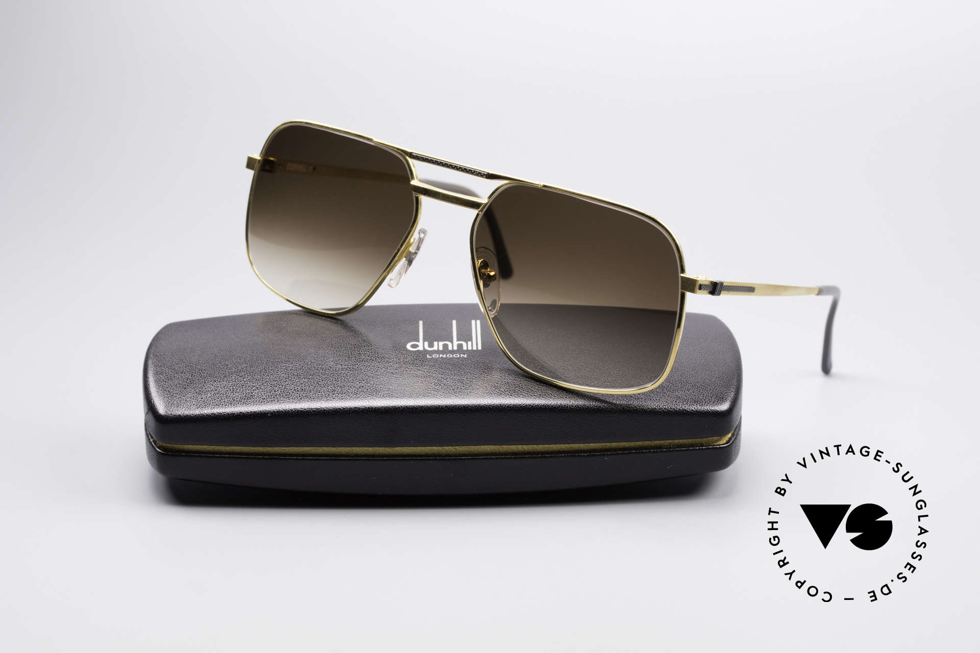 Sunglasses Dunhill 6050 Gold Plated Titanium Frame 