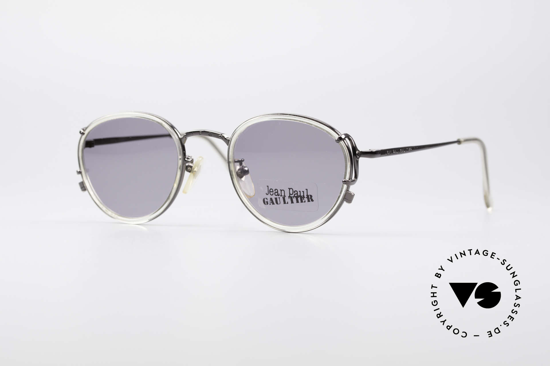 Sunglasses Jean Paul Gaultier 55-3271 Round 90's Designer Shades