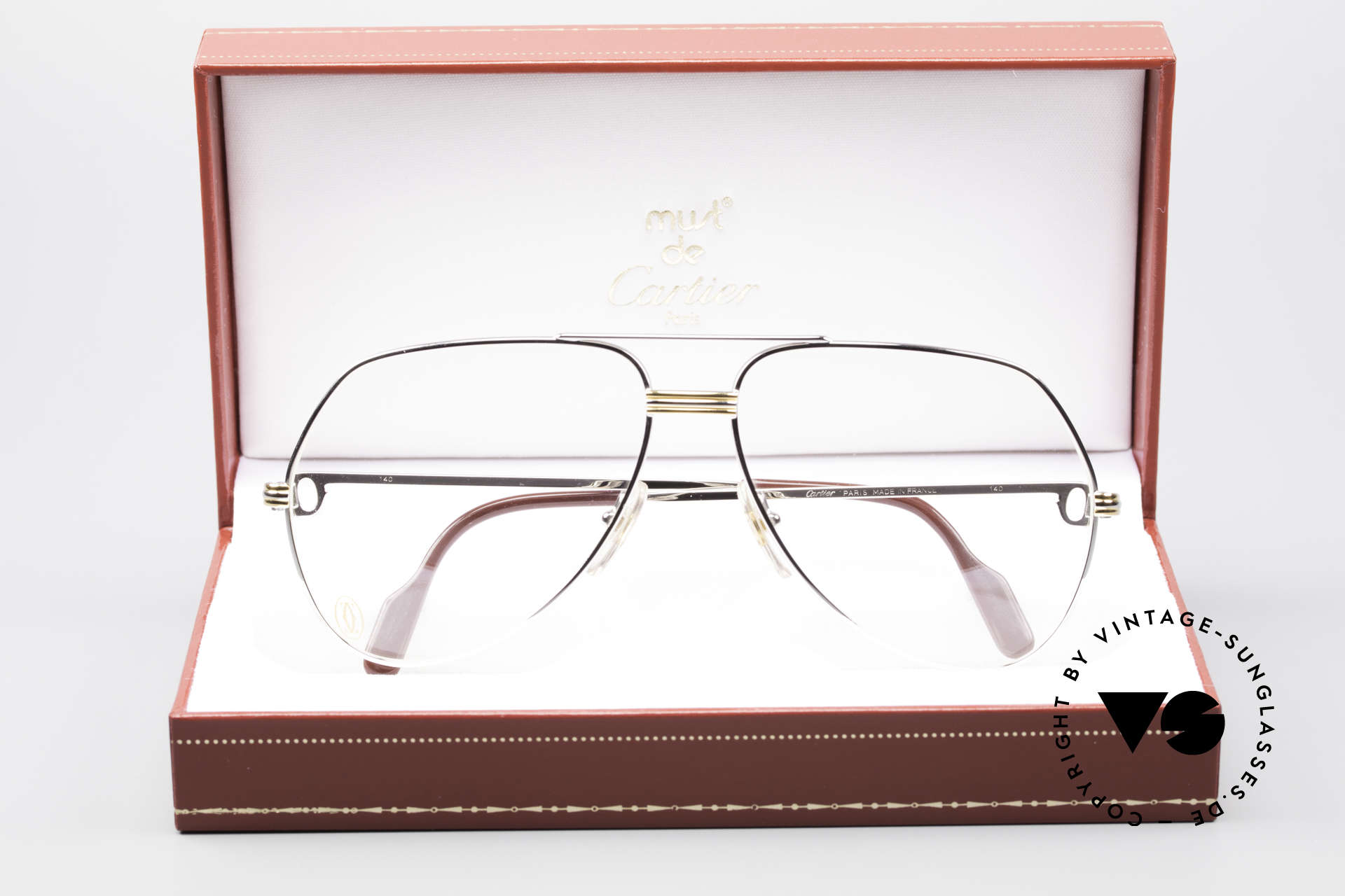 Glasses Cartier Vendome LC - L Platinum 