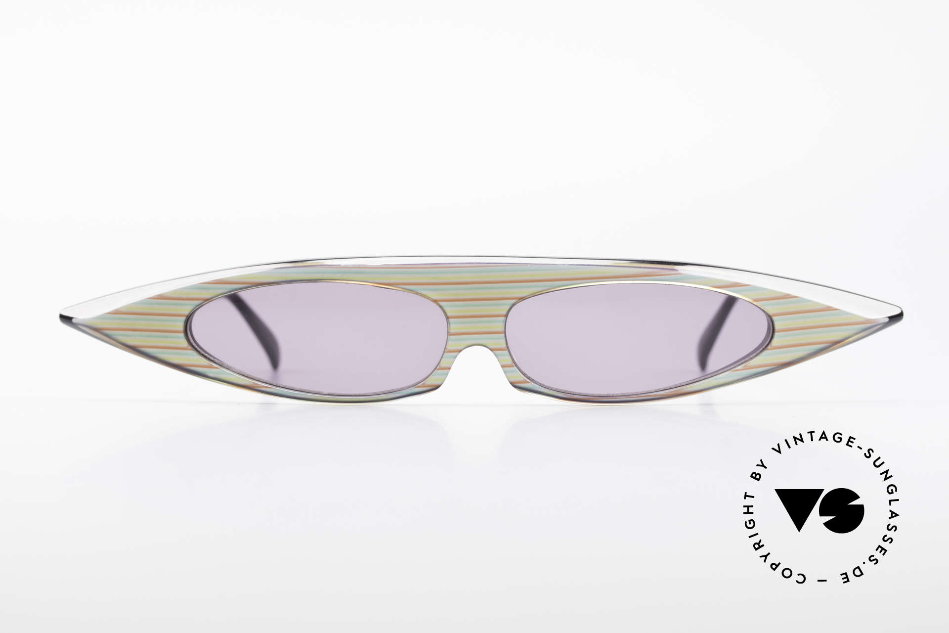 Sunglasses Alain Mikli 0104 215 Futuristic 1980s Sunglasses 