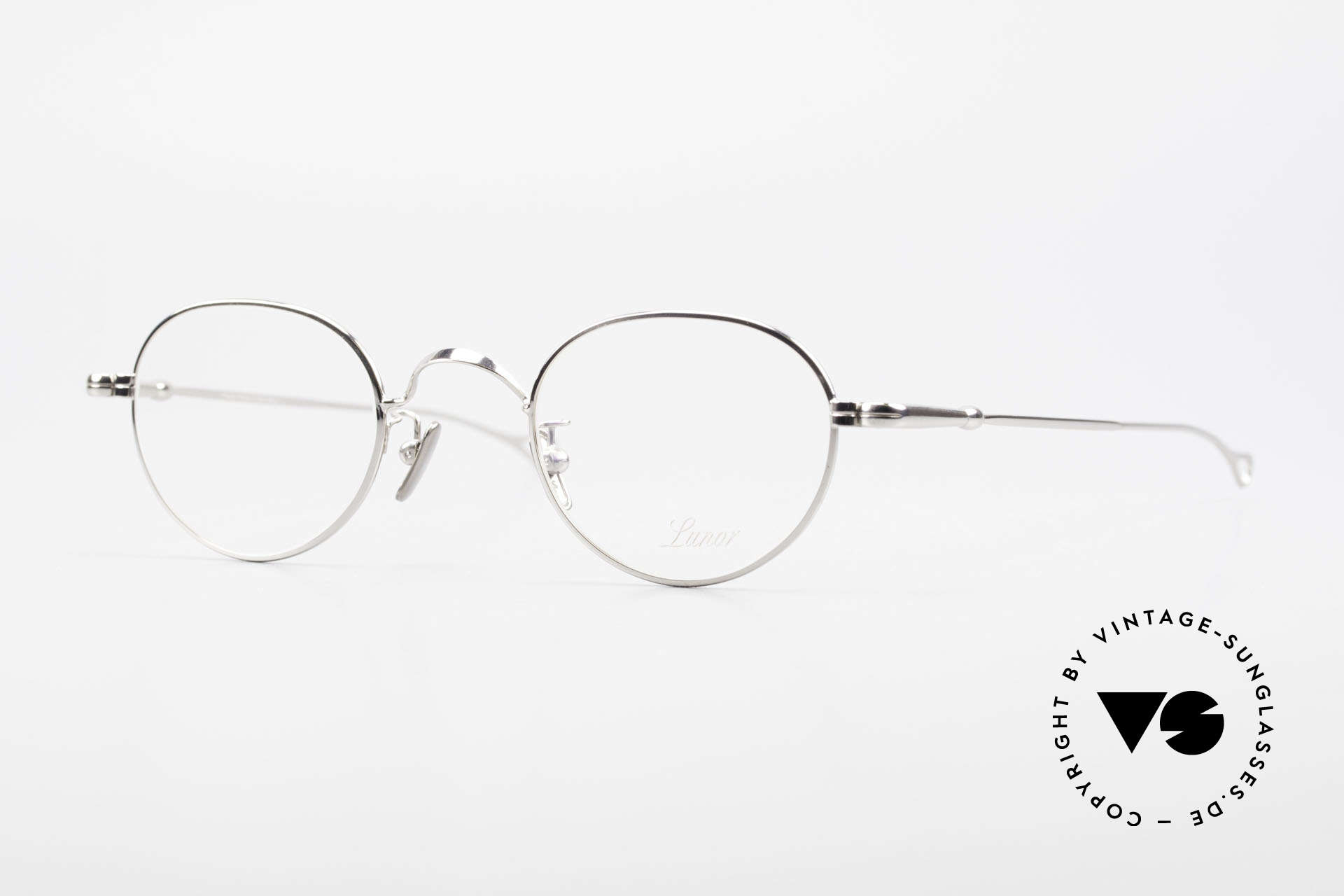 Glasses Lunor V 107 Titanium Panto Eyeglasses