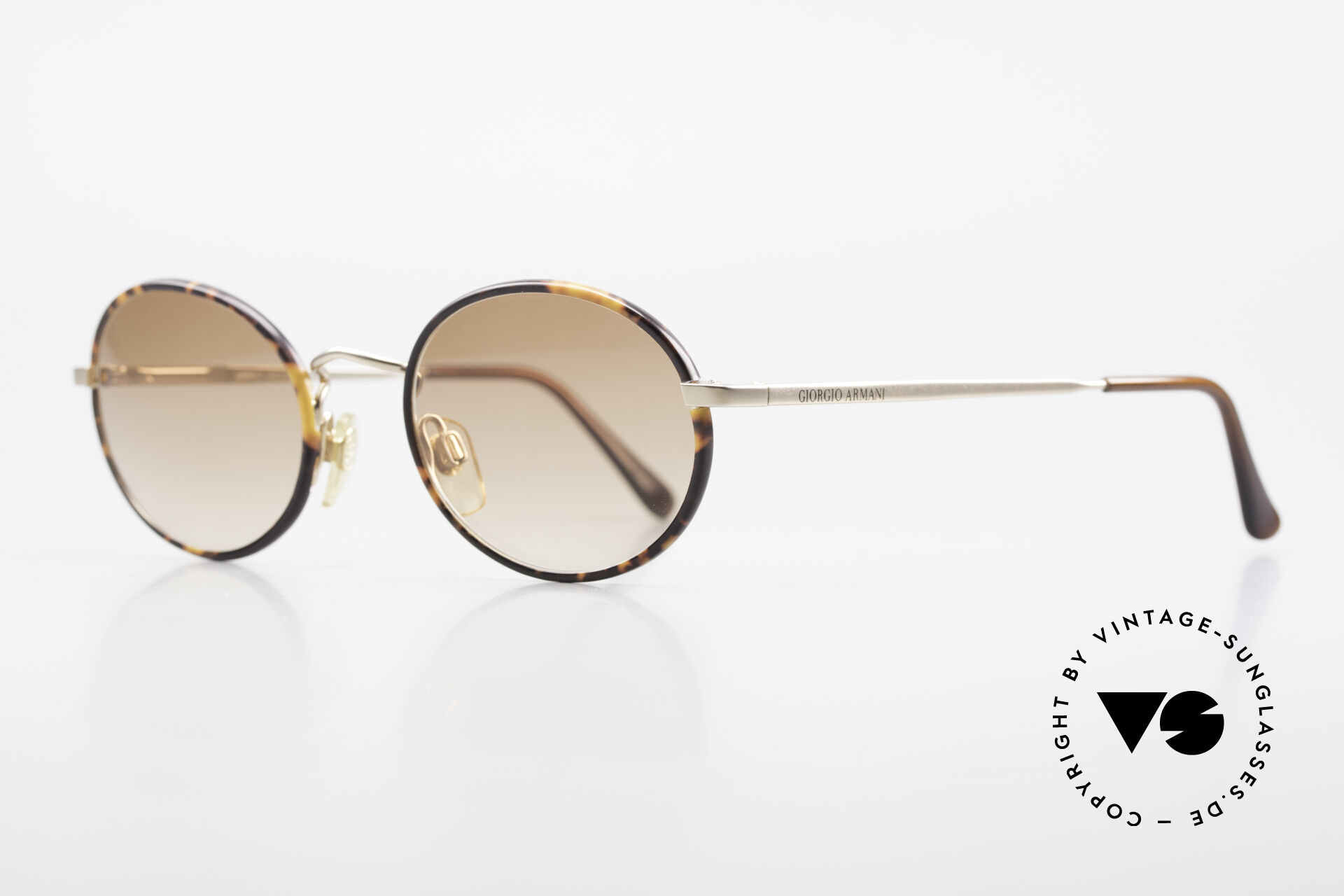 Sunglasses Giorgio Armani 235 Oval Vintage 80's Sunglasses