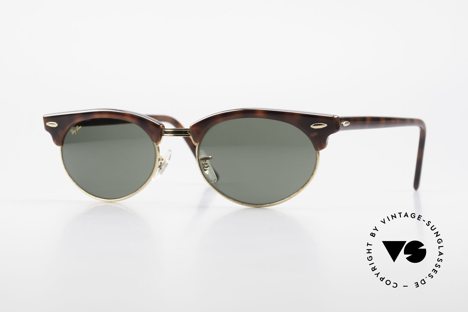 onkruid frequentie schapen Sunglasses Ray Ban Clubmaster Oval 80's Bausch & Lomb Original