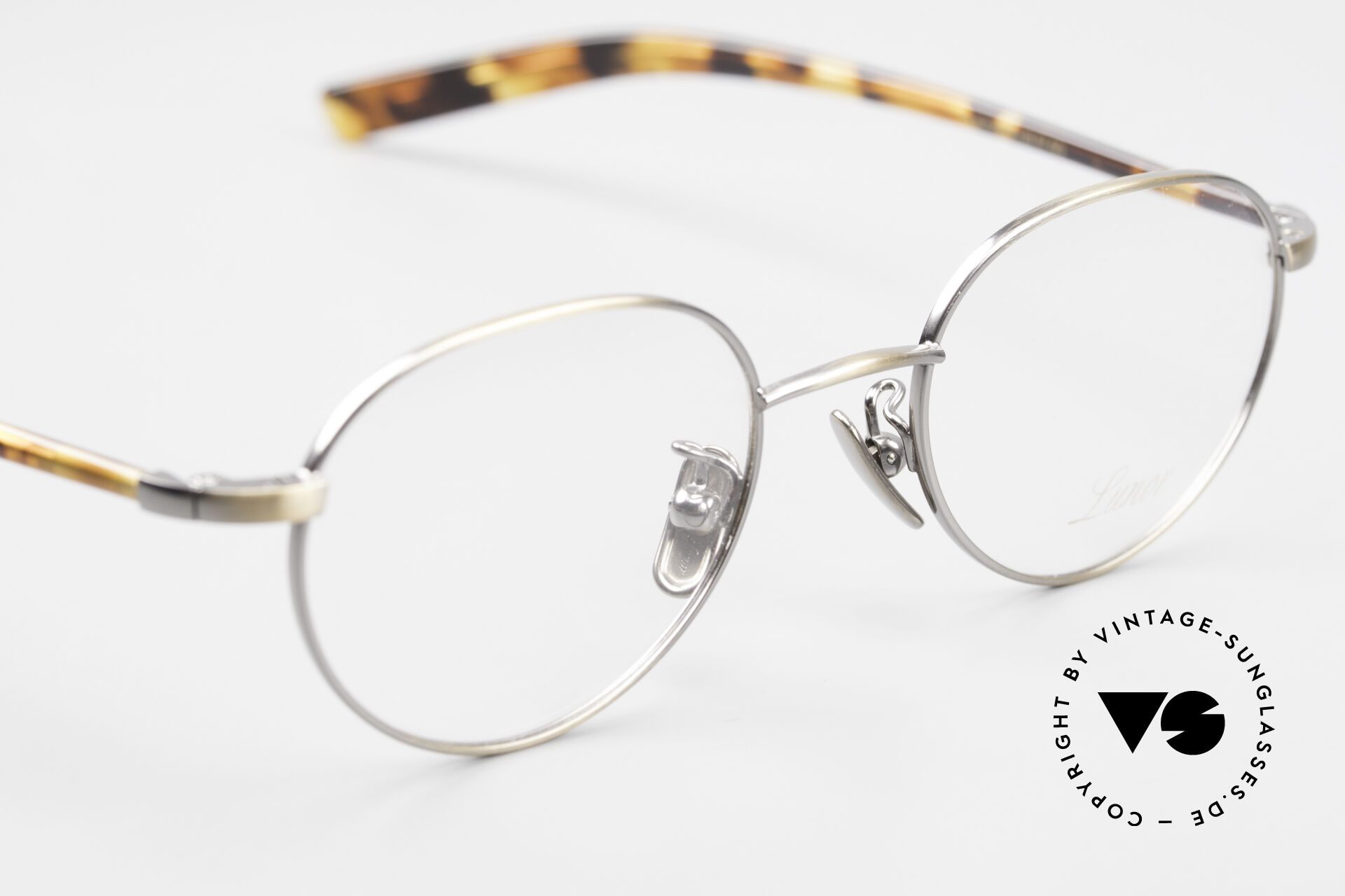 Glasses Lunor Club IV 521 AG Panto Eyeglasses Antique Gold