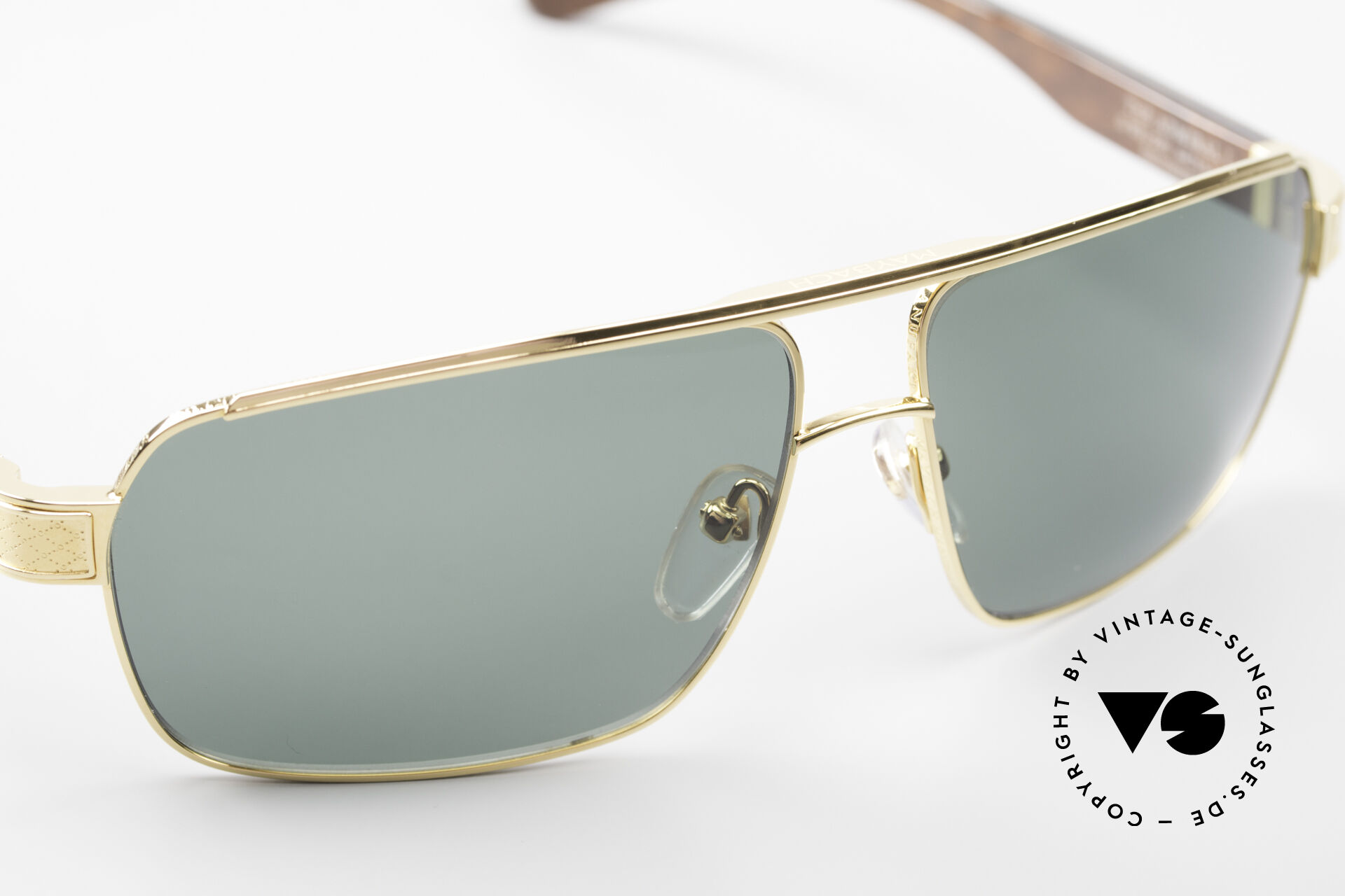 Sunglasses Maybach The Admiral I 24kt Yellow Gold Wood Frame