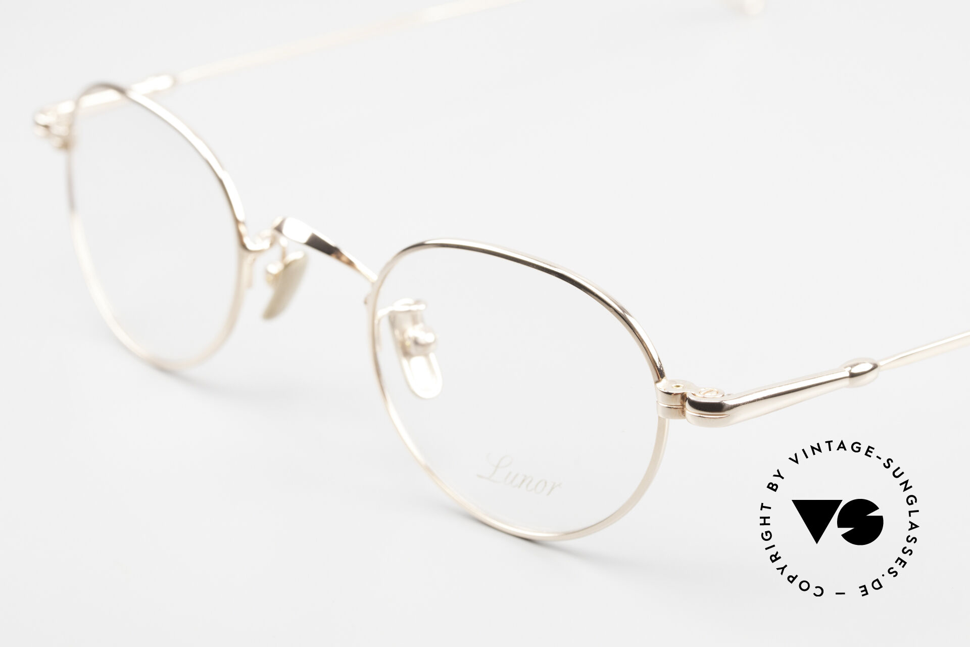 Glasses Lunor V 107 Rose Gold Eyeglass Frame
