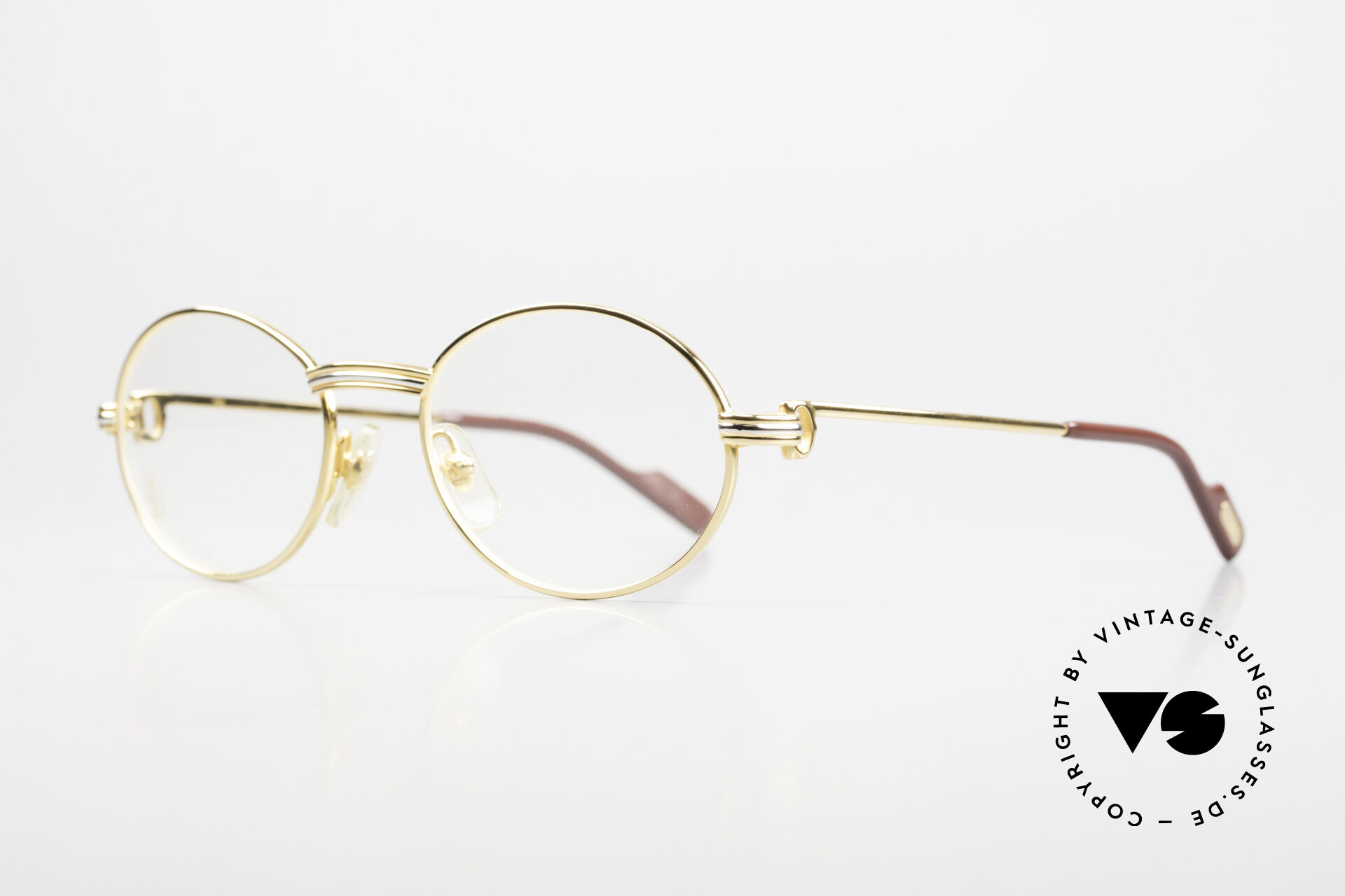 Cartier Saint Honore 22ct Gold-Plated Eyeglasses