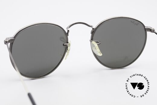 Ray Ban Round Metal 47 Mirrored B&L USA Sunglasses, original name: B&L Small Round Metal, W1575, 47mm, Made for Men and Women