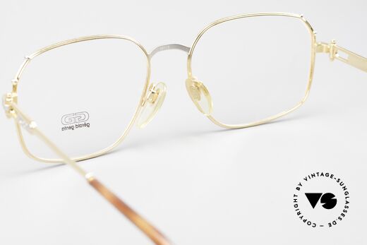 Gerald Genta Gold & Gold 08 90's Precious Metal Frame, unworn, one of a kind with serial number, size 59-18, Made for Men