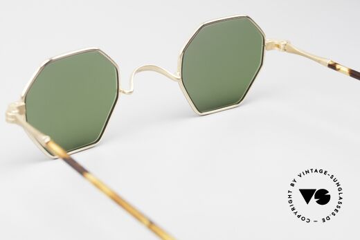 Lunor II A 11 Gold Plated Vintage Frame, frame can be glazed with lenses of any kind (optical / sun), Made for Men and Women