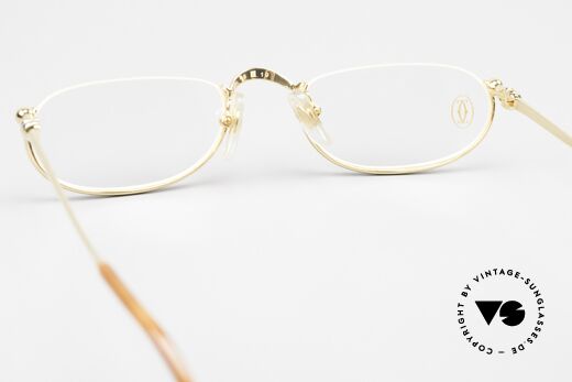 Cartier Demi Lune 2000 Oval Reading Frame Gold, noble reading glasses for ladies and gentlemen alike, Made for Men and Women