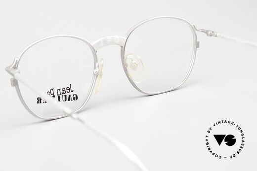 Jean Paul Gaultier 55-1271 High-End Titanium Frame, the orig. JPG DEMO lenses can be replaced optionally, Made for Men and Women