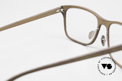 Lucas de Stael Minotaure Thin 02 Genuine Cow Leather Frame, the frame can be glazed as desired (progressive vision), Made for Men