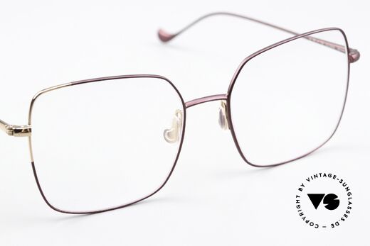 Caroline Abram Valeria Glasses With Gold Accents, an unworn pair from 2019 for all fashion lovers, Made for Women