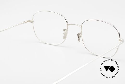Gernot Lindner GL-301 Square Frame 925 Silver, unworn from the 2019 collection, made in Germany, Made for Men and Women