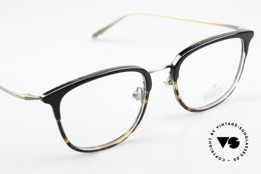Clayton Franklin 615 Titan Frame Black Havana, an unworn unisex model from the 2017 collection, Made for Men and Women