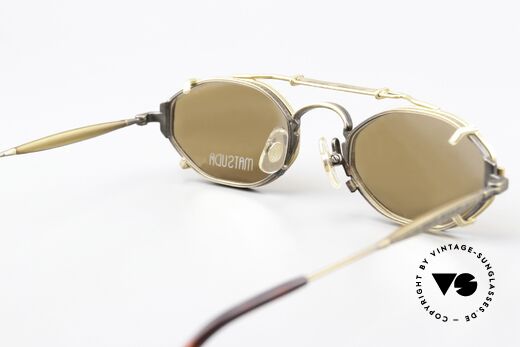 Matsuda 10122 90's Eyewear With Sun Clip, unworn rarity for people, who can appreciate this effort, Made for Men and Women