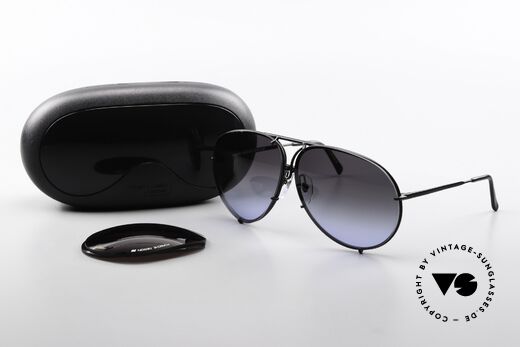 Porsche 5621 Customized Black Blue, unworn item (including the original Porsche hard case), Made for Men