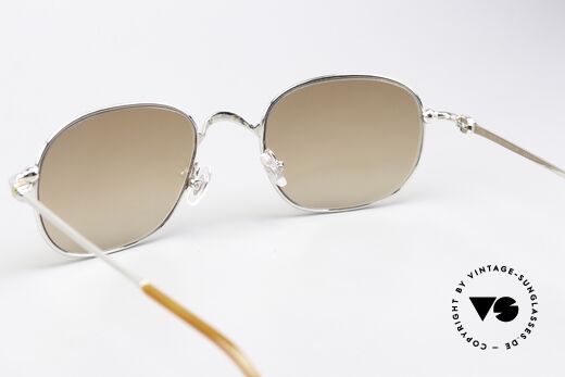 Cartier Vega Square Platinum Frame 90s, NO RETRO sunglasses; an old original from app. 1999!, Made for Men