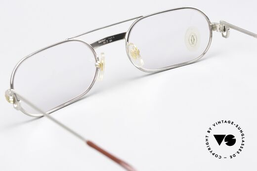 Cartier MUST LC - M 90's Luxury Frame Platinum, NO RETRO eyewear; a 40 years old vintage ORIGINAL!, Made for Men