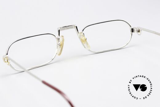 Cartier Demi Lune LC - M Platinum Reading Specs 1987, NO RETRO specs; a precious 35 years old vintage ORIGINAL, Made for Men