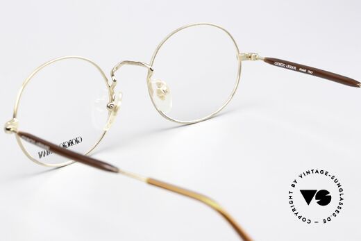 Giorgio Armani 172 No Retro 90s Oval Glasses, old original DEMO lenses can be replaced optionally, Made for Men and Women