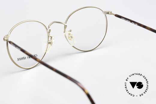 Giorgio Armani 138 Panto Frame Gold Tortoise, NO retro specs, but a unique 30 years old ORIGINAL!, Made for Men and Women