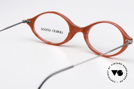 Giorgio Armani 378 Unisex 90s Frame Oval Small, lens height 31mm: only just for progressive lenses, Made for Men and Women