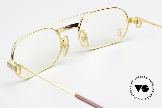 Cartier MUST Santos - S 80's Vintage Frame Unisex, NO RETRO eyewear; a 35 years old vintage ORIGINAL!, Made for Men and Women