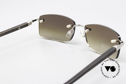 Fred Ellesmere F6 Rimless Sunglasses Wood, therefore reduced to 599€ (several times more elsewhere), Made for Men