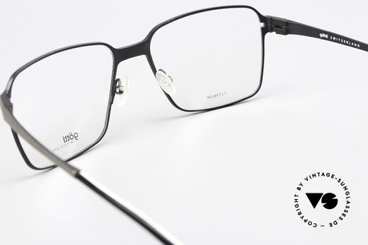 Götti Yvo Striking Titan And Black, the orig. DEMO lenses can be exchanged as desired, Made for Men