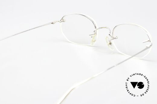 Algha Parklane Rimless 12k Gold Filled Frame, 120mm frame width = rather a western SMALL size, Made for Men and Women