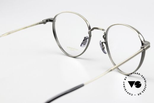 Oliver Peoples Watts Panto Frame Titanium, high quality frame can be optically glazed as desired, Made for Men