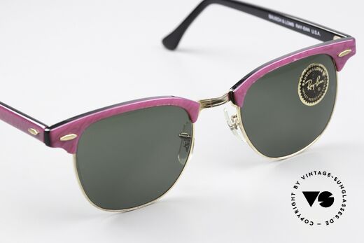 Ray Ban Clubmaster Bausch & Lomb USA Shades, NO RETRO shades; a 35 years old rarity, W0376, Made for Women