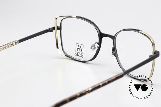 JF Rey PM074 Ladies Frame Black & Rosé, terrific women's model in matte black and rosé gold, Made for Women