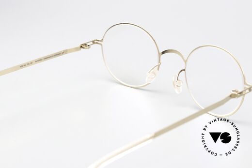 Mykita Nea Oval Frame Champagne, innovative flexible frame construction in medium size, Made for Women