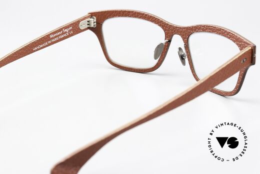 Lucas de Stael Monsieur Seguin 05 Genuine Goat Leather Specs, the frame can be glazed as desired (progressive vision), Made for Women