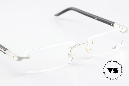 Fred Move 8274 Square Rimless Eyeglasses, unworn original with serial number, including Fred case, Made for Men