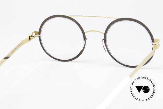 Mykita Wilma Round Frame Terra Gold, flexible frame can be glazed as desired (optical / sun), Made for Women