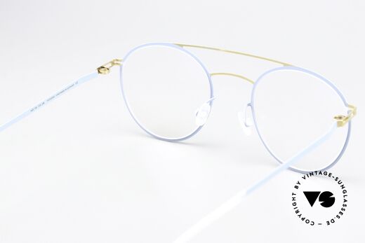 Mykita Dagur Ladies Frame Gold Blue Grey, flexible frame can be glazed as desired (optical / sun), Made for Women