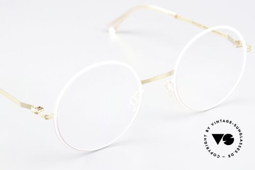 Mykita Vilde Round Frame Champagne, flexible frame can be glazed as desired (optical / sun), Made for Women