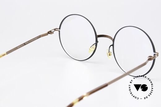 Mykita Vilde Round Frame Shiny Copper, flexible frame can be glazed as desired (optical / sun), Made for Women