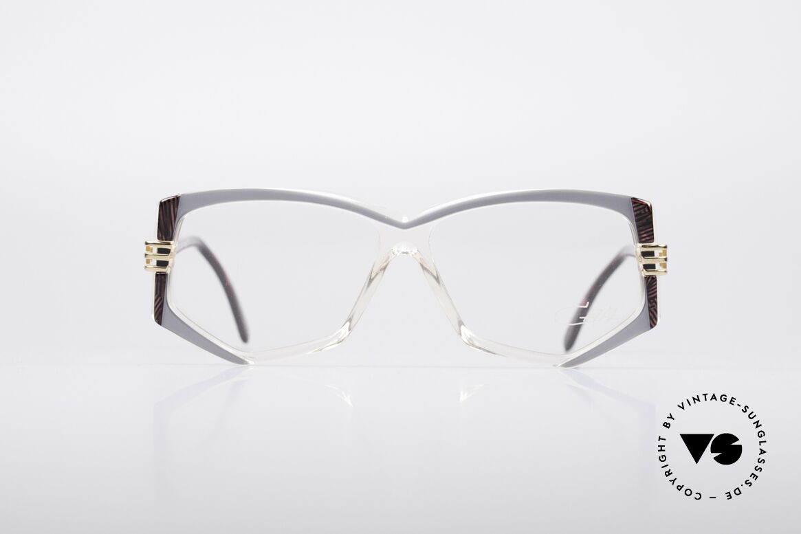 Cazal 322 80's West Germany Cazal, fancy Cazal designer eyeglasses from the late 1980s, Made for Women