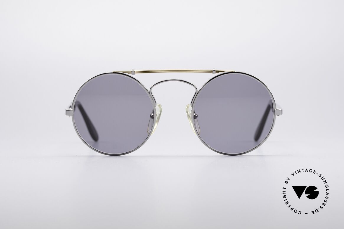 Bugatti 11726 Round Luxury Sunglasses, ultra rare vintage sunglasses by ETTORE BUGATTI, Made for Men