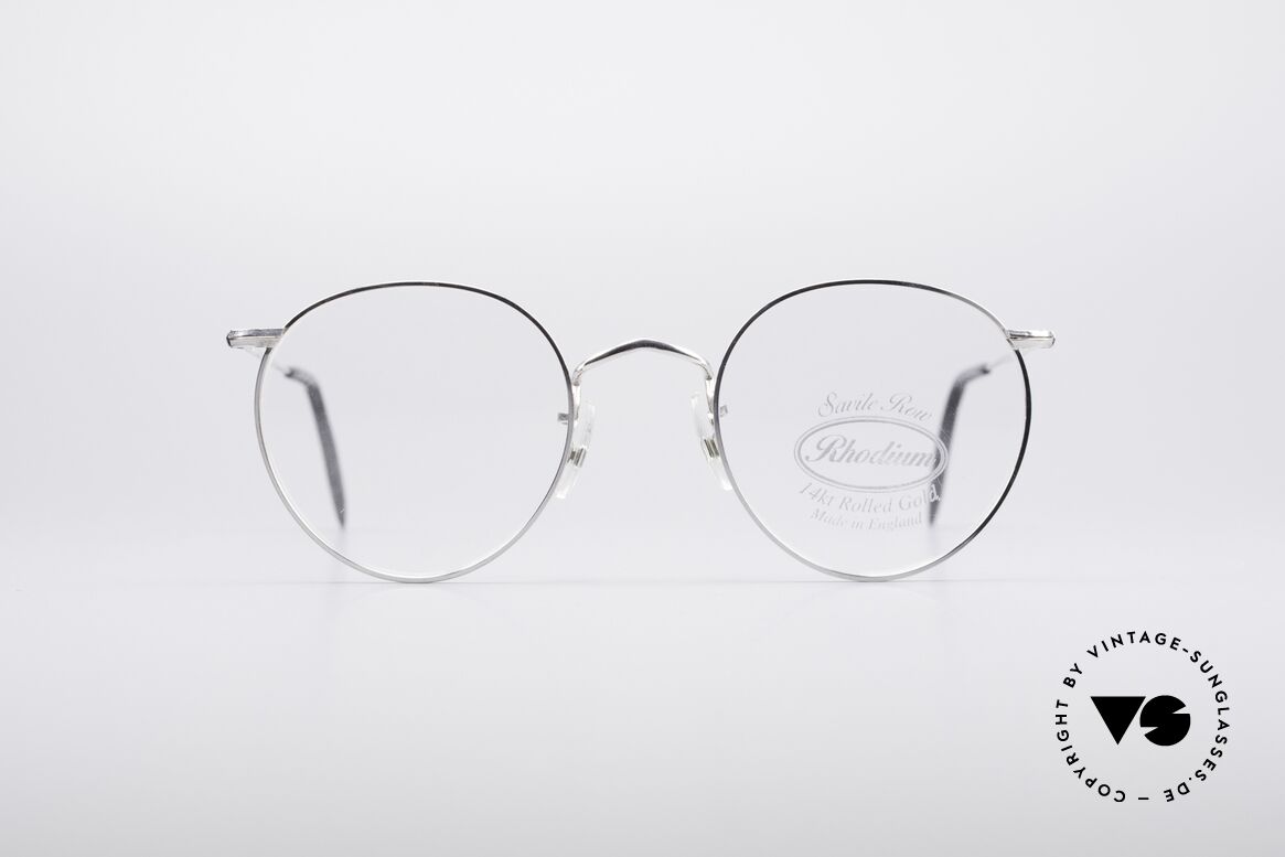 Savile Row Panto 49/22 John Lennon Glasses, 'The Savile Row Collection' by ALGHA, UK Optical, Made for Men