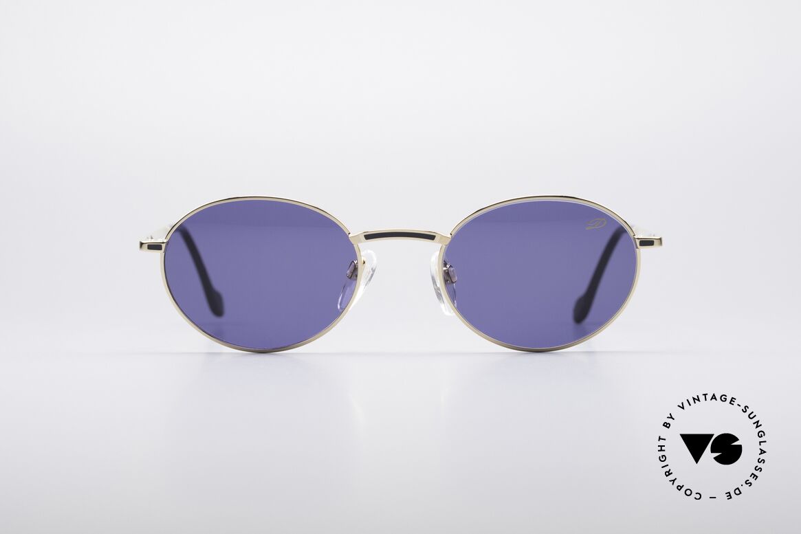 S.T. Dupont D042 Oval Luxury Sunglasses, luxury designer sunglasses by S.T. Dupont from 1995, Made for Men