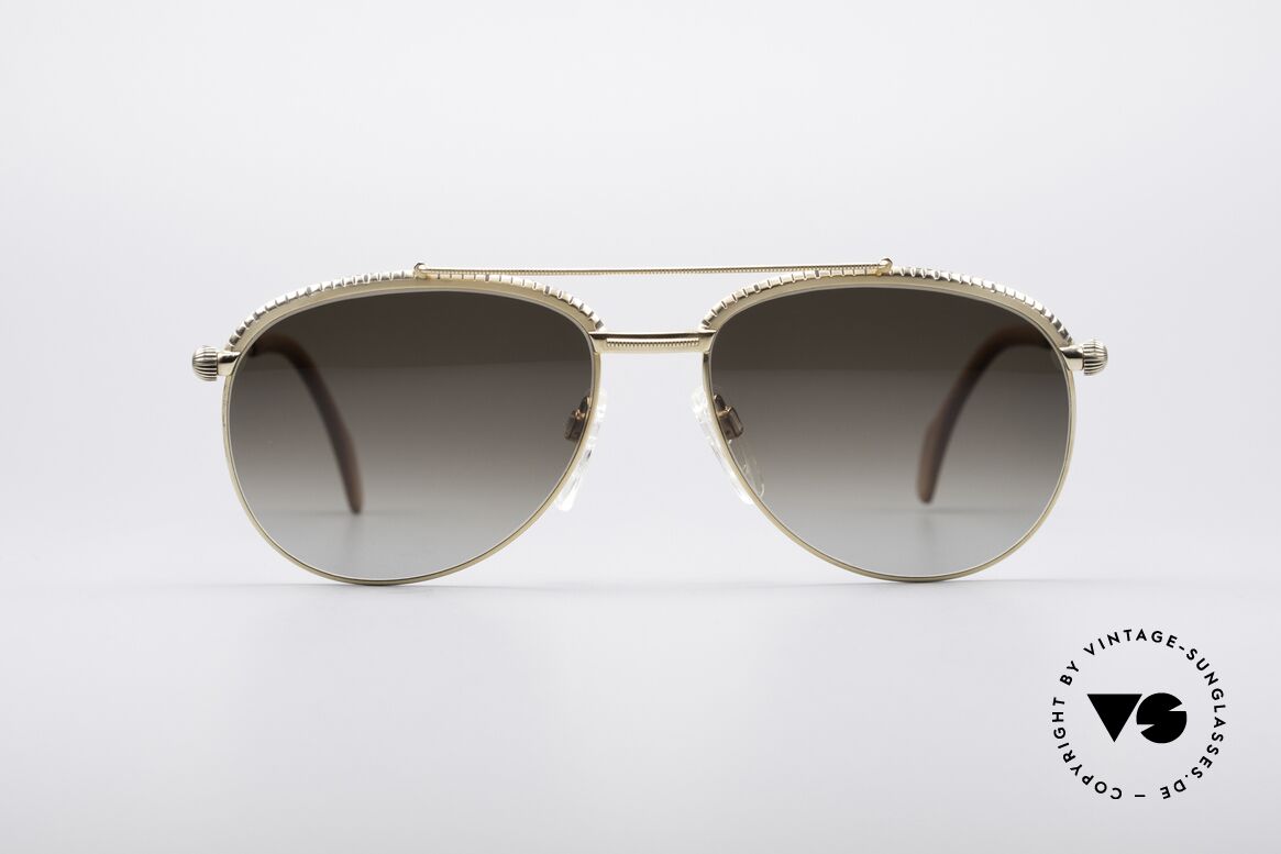 Longines 0161 80's Luxury Sunglasses, very noble vintage sunglasses by LONGINES from 1985, Made for Men