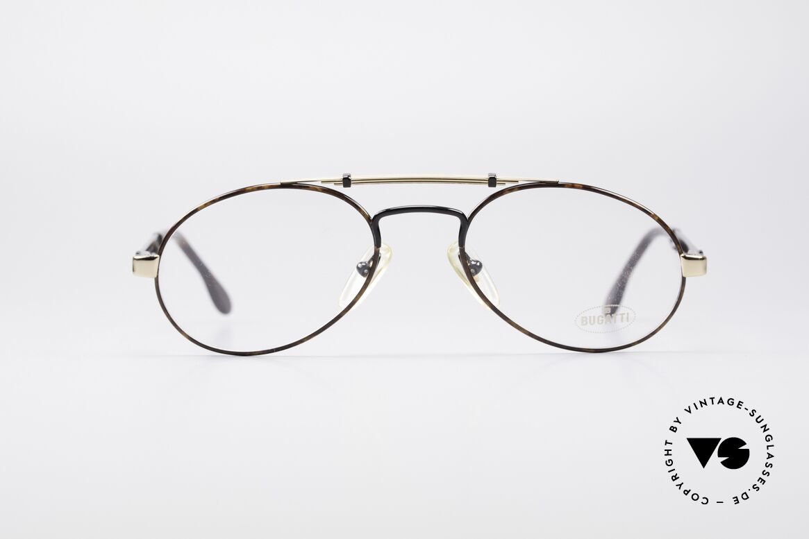 Bugatti 16957 Rare 80's Eyeglasses, very elegant designer eyeglass-frame by BUGATTI, Made for Men